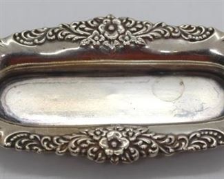373 - Small Sterling Silver Tray 4 x 2