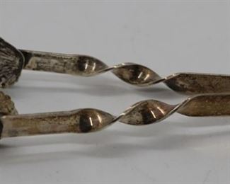 378 - Sterling Silver Tongs 3 1/2 long