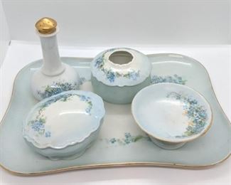 500 - RS Germany Hand Painted Dresser Set