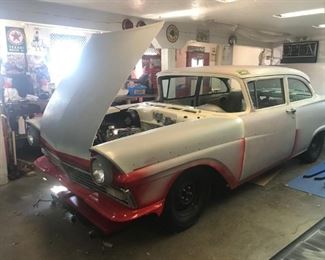 1957 Ford Tudor (windshields and seats are in upper barn) engine redone and painted Body ready for paint $13900 obo call sonny 6302903825 to make appointment or ask questions CLASSIC CAR