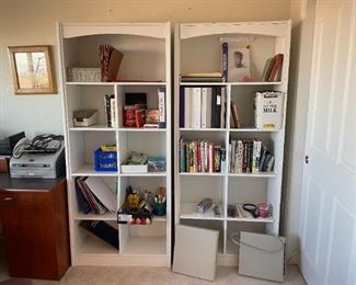 Pair of tall bookcases