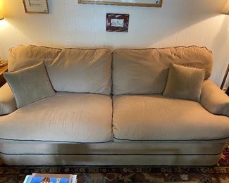 Lot 26: $150- Sleeper sofa 7'W x 39"D