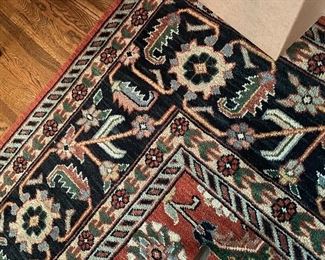 Detail of dining room rug