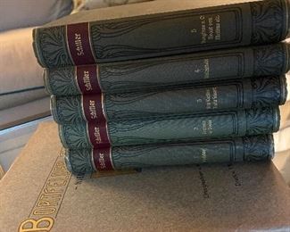 Lot 84: $95-5 volumes Schillers Werke