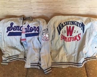 Washington Senators jackets.