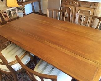 Plank style Dining Room Table.