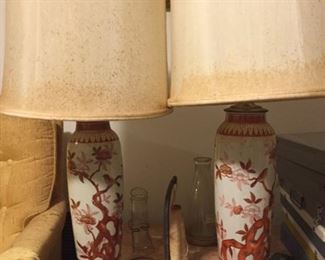 Matching Asian Lamps.