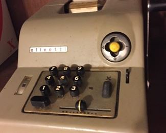 Vintage Olivetti Adding Machine
