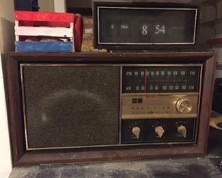 Large selection of radios - both new and old.