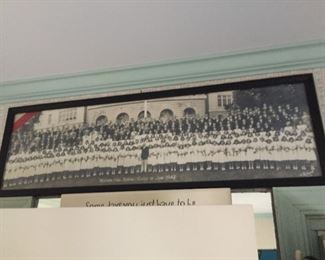 Framed photo of graduating class.