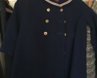 Child's sailor coat.