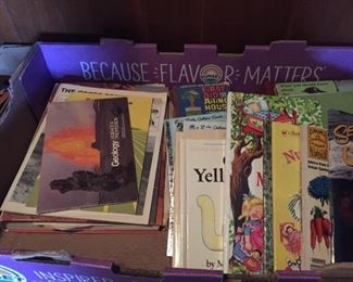 Children's books and magazines.