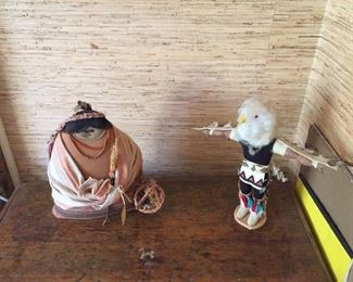 Native American dolls.