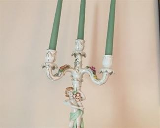 Decorative candlestick holder.