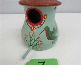 Williamsburg Pottery birdhouse