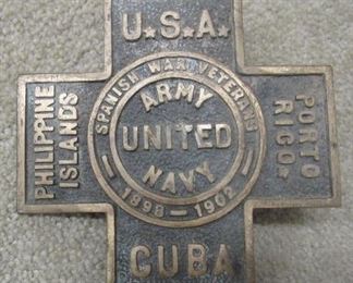 Spanish American War Grave Marker