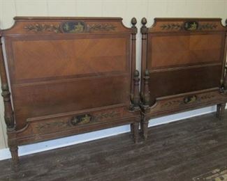 Pair of Twin Beds w/Rails