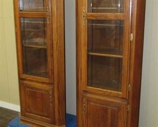 Modern Oak Corner Cabinets