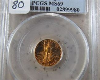 PCGS MS 69  2005  $5.00 Gold Eagle Coin