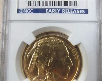 NGC  MS 70  2009 Buffalo $50.00  1 Ounce Gold Coin