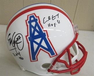Earl Campbell Autographed Football Helmet