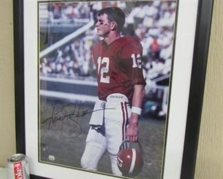Kenny Stabler Autographed Picture w/Certificate 