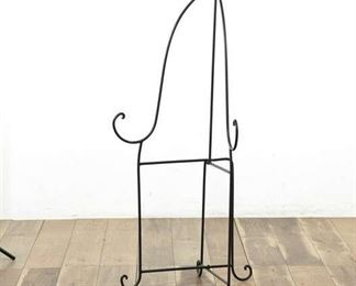 Black Metal Art Display Rack Stand
