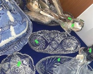 Example of some of the cut glass