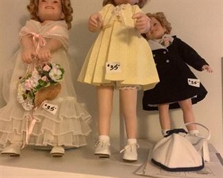 Shirley Temple dolls by Danbury Mint