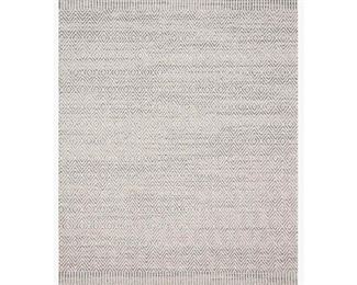 Poppy Geometric Modern Gray Rug Zen Event Rentals