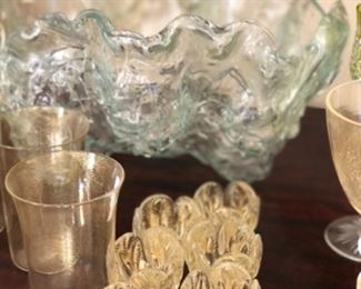 Edwin Walter molded glass bowl
