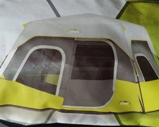 Core Equipment 6 Person Instant Cabin Tent 11' X 9' Gray & Green