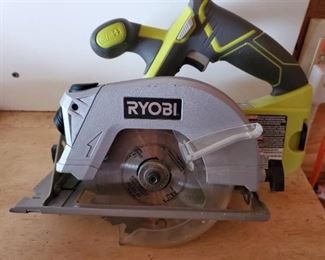 Ryobi 5.5 Inch Skillsaw . No Battery. 18V. with Lazer