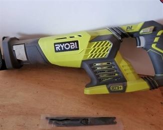 Ryobi Sawzall. No Battery with Blades. 18v