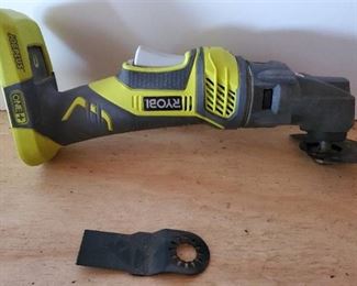 Ryobi Multi Tool with 2 Blades. No Battery 18V