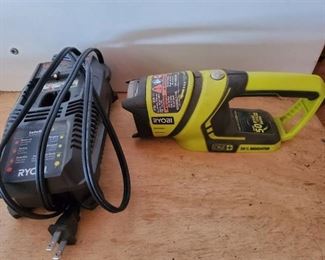 Ryobi Flashlight. with Charger. No Battery