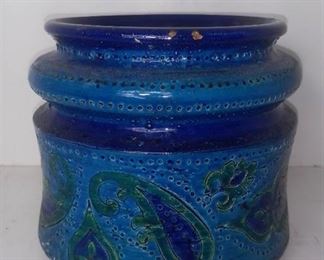 VTG Rosenthal Netter Modern Made in Italy Vase or Candle Holder Blue Green