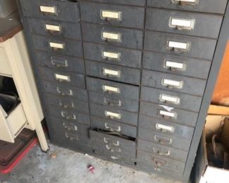 File Cabinet - 36 drawers