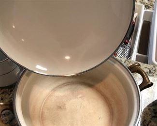 Vintage Asta Enamelware Pot