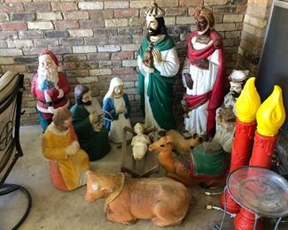 Christmas Blow Molds assorted sizes and styles