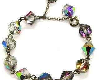 2043 - Aurora Borealis Beaded Bracelet 