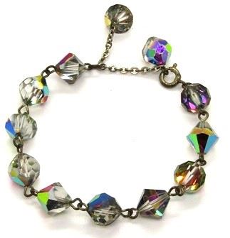 2043 - Aurora Borealis Beaded Bracelet 