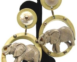 2059 - Elephant Earrings 