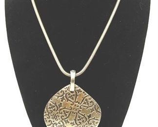 2076 - Pendant Necklace w/ Sterling Silver Chain 20" 