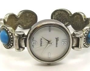 2091 - Geneva Platinum Model Watch w/Stainless Steel Back 