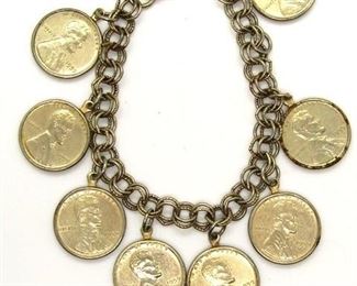 2108 - Coin Bracelet 