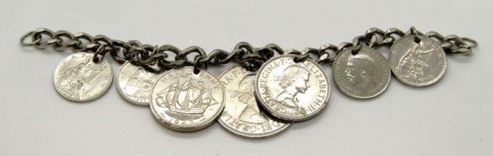 2130 - Coin Bracelet AS IS - No Clasp 