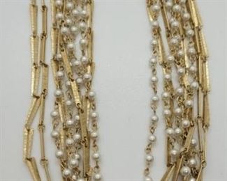 2147 - Pearl Shell Necklace 18" 