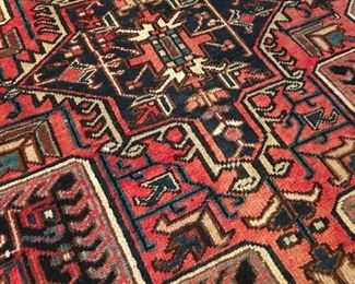 Beautiful antique Heriz Serapi  rug...8x10
