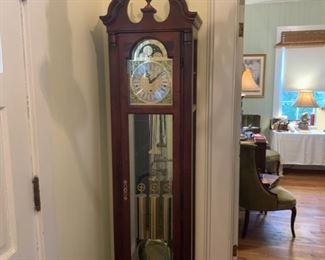 You might think this is a normal grandfather clock, but take a closer look (move to next picture)